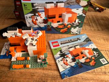 LEGO Minecraft The Fox Lodge 21178 beschikbaar voor biedingen
