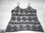 Brooker; Gehaakte top; maat 46, Kleding | Dames, Tops, Brooker, Zwart, Maat 46/48 (XL) of groter, Ophalen of Verzenden