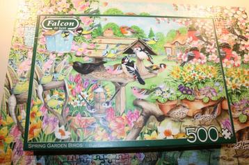 Legpuzzel Falcon - Spring Garden Birds - 500 st. beschikbaar voor biedingen