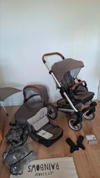 Mutsy nio adventure sea green compleet, Ophalen, Gebruikt, Verstelbare duwstang, Combiwagen