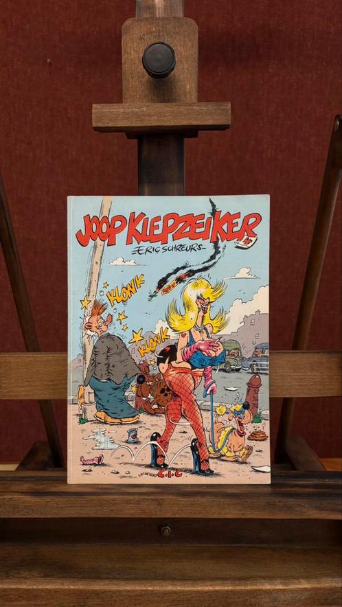 Joop Klepzeiker 4 – Eric Schreurs – Originele uitgave 1988, Boeken, Stripboeken, Gelezen, Eén stripboek, Ophalen of Verzenden