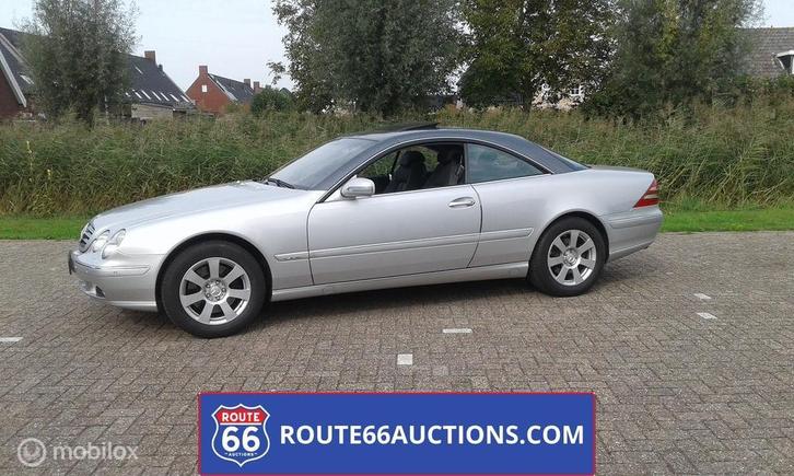 Mercedes-Benz CL 600 | 2001 | Route 66 Auctions, Auto's, Mercedes-Benz, Bedrijf, Te koop, CL, Benzine, Overige carrosserieën, Handgeschakeld