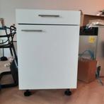 Bruynzeel onderkast 60 cm met deur + lade, Ophalen, Wit, Nieuw, 50 tot 100 cm