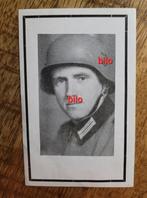 Duits RAD obertruppfuhrer met Stahlhelm 1943 WW2 oostfront, Verzamelen, Ophalen of Verzenden, Bidprentje