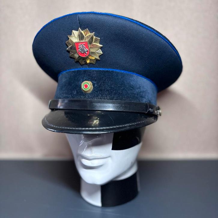 Litouwse Gevangenisdienst Muts - Vroeg Post-Onafhankelijk, Verzamelen, Militaria | Algemeen, Overige soorten, Helm of Baret, Overige gebieden