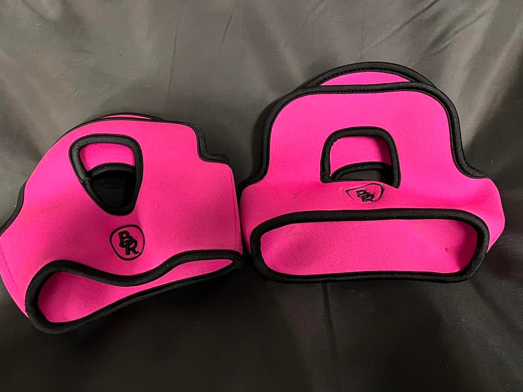 Stijgbeugelhoesjes BR roze, Dieren en Toebehoren, Ophalen of Verzenden, Zo goed als nieuw, Dressuur