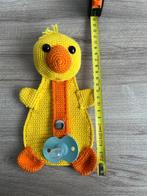 Nieuwe gehaakte speen knuffel (eend), Ophalen of Verzenden, Nieuw, Eend