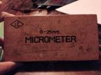 Micrometer 0-25mm, Ophalen