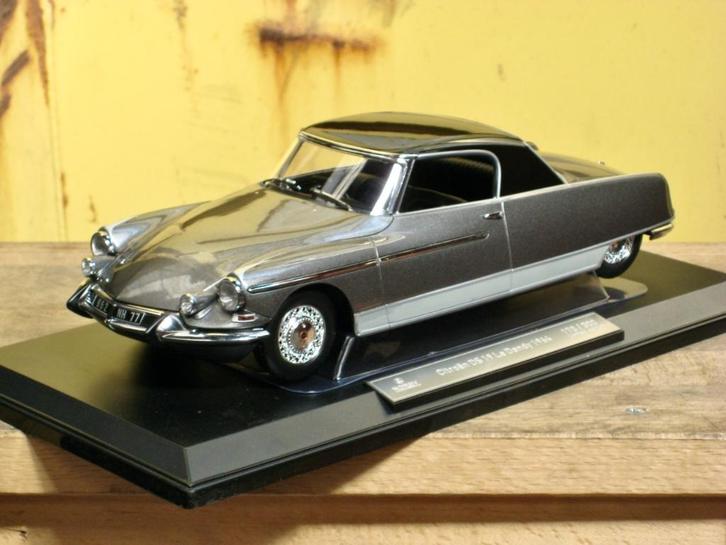 Citroen DS 19 Le Dandy grijs zwart 1964 Norev Limited  1:18, Hobby en Vrije tijd, Modelauto's | 1:18, Nieuw, Auto, Norev, Ophalen of Verzenden