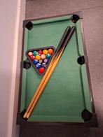 Mini Pooltafel met Keus en Ballen, Ophalen of Verzenden, Gebruikt, Pooltafel