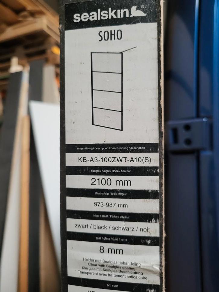 Nieuw Sealskin Soho Douchescherm, Huis en Inrichting, Badkamer | Badkamermeubels, Ophalen