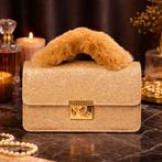 Partij tassen gouden glitter Mihella schoudertasjes, NHP International, Overige kleuren, Sales@nhp-international.com, Ophalen of Verzenden