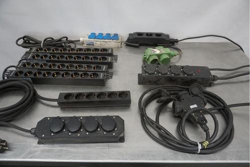 11x stekkerdozen verlengkabels stekkerdoos verlengkabel, Doe-het-zelf en Verbouw, Elektra en Kabels, Gebruikt, Kabel of Snoer