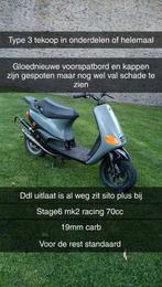 Zip type 3 stage6 mk2 racing 70cc met wok, Fietsen en Brommers, Scooters | Piaggio, Ophalen, Tweetakt, Gebruikt, Maximaal 45 km/u