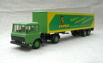 Lion Toys Daf 2600 + eurotrailer Etipost Delft. beschikbaar voor biedingen
