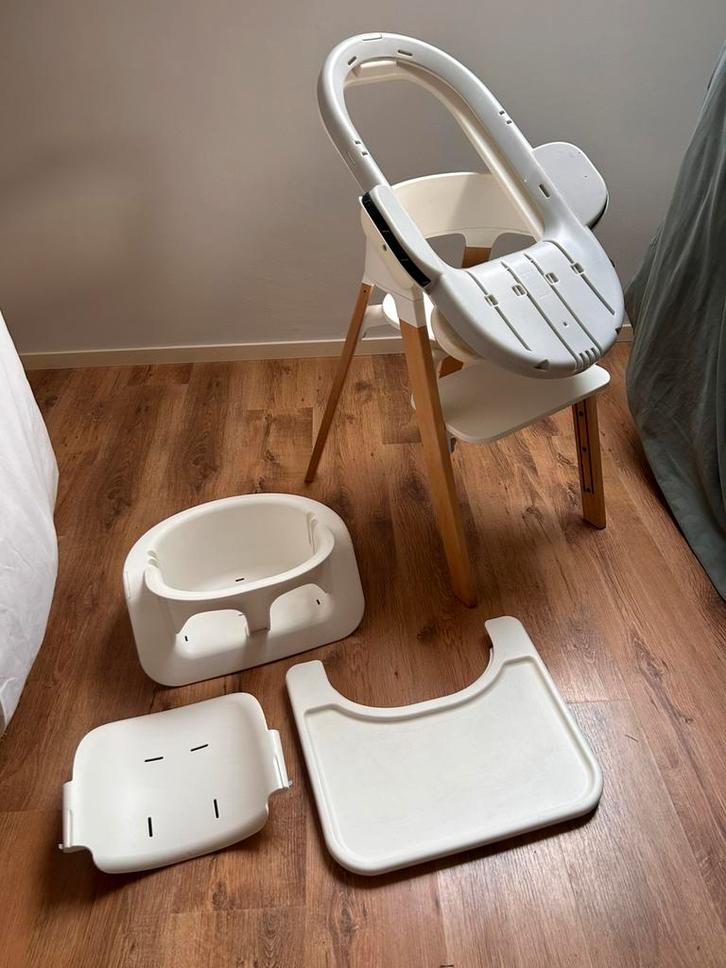 Compleet stokke steps kinderstoel goede staat €100,00, Kinderen en Baby's, Kinderstoelen, Zo goed als nieuw, Meegroeistoel, Ophalen