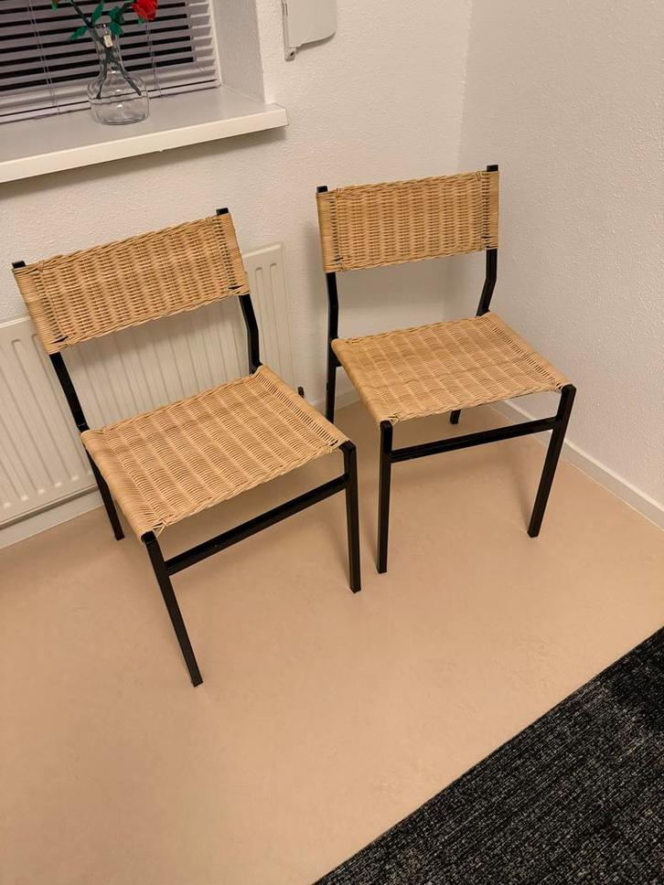 6 Martin Visser SE05 Stoelen - nieuw pitriet, Huis en Inrichting, Stoelen, Zo goed als nieuw, Vijf, Zes of meer stoelen, Metaal