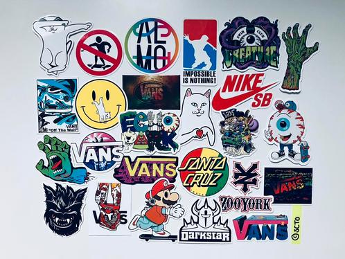 Stickers skate logo Ripndip Vans NikeSB Darkstar Santa Cruz, Verzamelen, Stickers, Nieuw, Overige typen, Ophalen of Verzenden