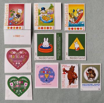 Set van 10 bijzondere postzegels Nederland oaDisney nijntje  beschikbaar voor biedingen