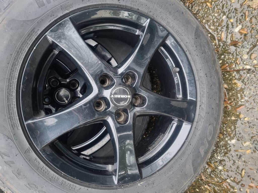 zeer nette borbelvelgen et 40, Velg(en), 17 inch, Ophalen of Verzenden, Zomerbanden