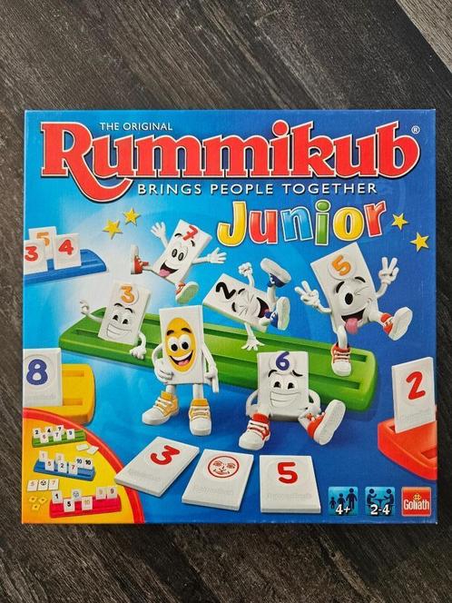 Rummikub junior, Hobby en Vrije tijd, Gezelschapsspellen | Bordspellen, Zo goed als nieuw, Een of twee spelers, Drie of vier spelers