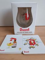 Duvel 45 graden glas nieuw in doos met setje viltjes, Ophalen of Verzenden, Nieuw, Glas of Glazen, Duvel