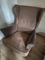 Strandmon Leren Fauteuil, Huis en Inrichting, Ophalen, Gebruikt, 75 tot 100 cm, Leer