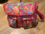 Oilily look schoudertas school tas als nieuw roze bloemen, Ophalen of Verzenden, Zo goed als nieuw