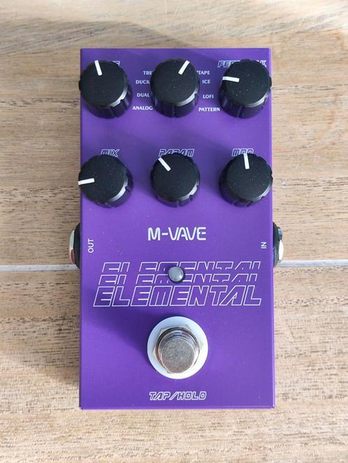 M-Vave Elemental multi delay pedaal, Muziek en Instrumenten, Effecten, Zo goed als nieuw, Delay of Echo, Ophalen of Verzenden