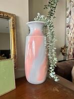 Vaas XL West Germany pastel vintage, Ophalen of Verzenden, Zo goed als nieuw, Aardewerk of Porselein, Minder dan 50 cm