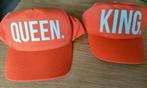 Nieuw! 2 Oranje Petten 
Queen & King, Ophalen, Nieuw