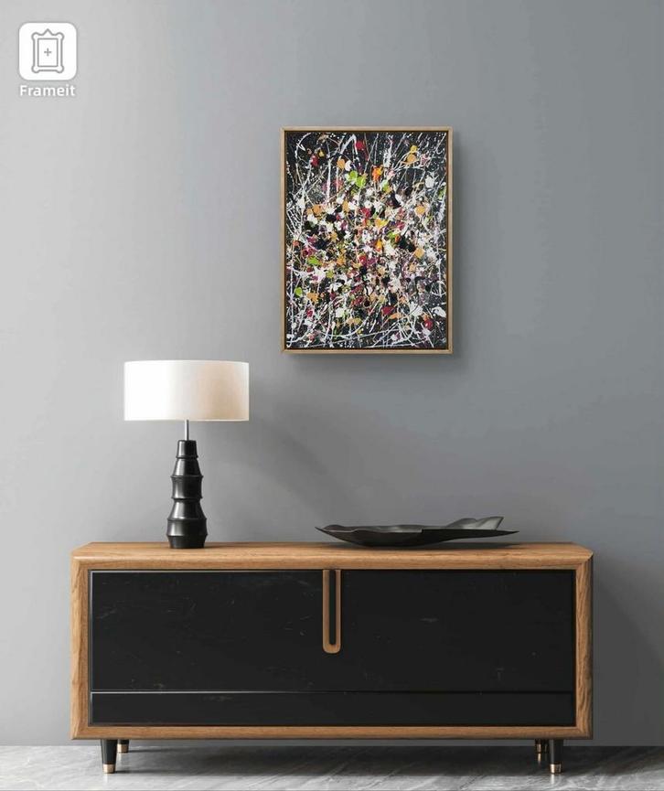 Life  in  color, Antiek en Kunst, Kunst | Schilderijen | Abstract, Ophalen of Verzenden