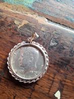 Zilveren hanger met Kennedy halve dollar munt, Ophalen, Gebruikt, Overige voorstellingen, Zilver