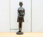 052* Bronzen vrouw Art Deco (Boven €75 geen verzendkosten), Tuin en Terras, Tuinbeelden, Ophalen of Verzenden, Nieuw, Overige materialen