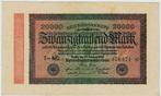 21-814 Duitsland 20.000 mark 1923, Postzegels en Munten, Bankbiljetten | Europa | Niet-Eurobiljetten, Verzenden, Duitsland, Los biljet