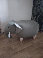Poef olifant kwantum, Huis en Inrichting, Ophalen, Minder dan 50 cm, Olifant decoratie, Zo goed als nieuw