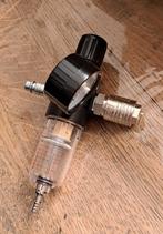 Drukregelaar, manometer en vochtafscheider, Doe-het-zelf en Verbouw, Compressors, Minder dan 25 liter, Ophalen of Verzenden, Minder dan 200 liter/min