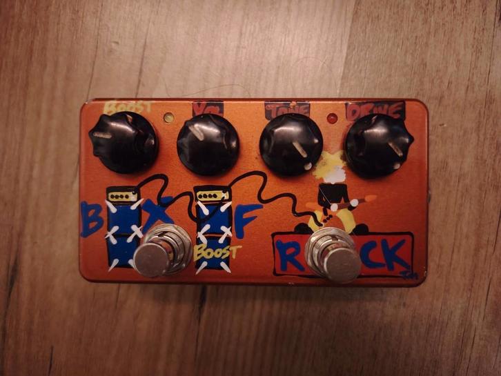 Handpainted 2007 ZVEX Box Of Rock, Muziek en Instrumenten, Effecten, Zo goed als nieuw, Reverb, Ophalen of Verzenden