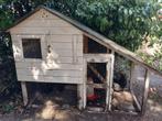 Kippenhok met 2 kippen., Dieren en Toebehoren, Pluimvee | Toebehoren, Ophalen, Gebruikt, Kippenhok of Kippenren