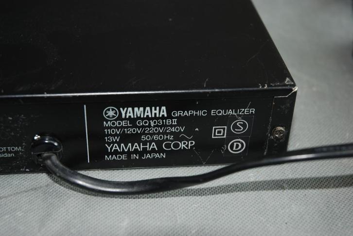 Yamaha Equalizer 31 bands GQ1031II  <24240340>, Muziek en Instrumenten, Instrumenten | Onderdelen, Gebruikt, Overige instrumenten