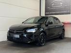 Opel Corsa 1.2 GS-Line Level 4 Facelift, Black on Black, App, Auto's, Opel, Stof, Gebruikt, Zwart, Zwart