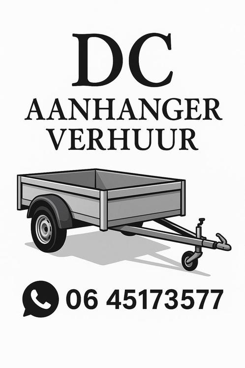 Enkelas ongeremde aanhanger huren? Slechts €30 per dag!, Auto diversen, Aanhangers en Bagagewagens, Zo goed als nieuw, Ophalen