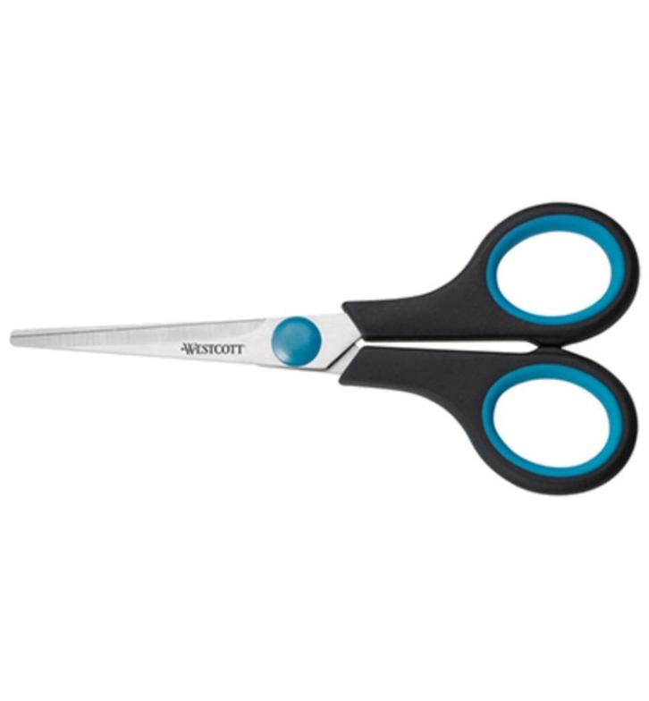 Westcott easy grip knutsel/hobbyschaar 14 cm RVS E-30250 00, Hobby en Vrije tijd, Knutselen, Nieuw, Gereedschap of Toebehoren