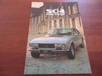 Folder Peugeot 504 Coupe + V6, Peugeot 504 Cabriolet 1978, Ophalen of Verzenden, Zo goed als nieuw, Peugeot, Peugeot