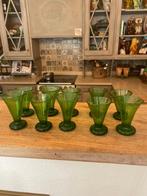 10 glazen biot  mond geblazen, Antiek en Kunst, Ophalen of Verzenden