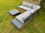 Nieuw loungeset loungebank tuinset IBIZA antraciet op=op, Ophalen of Verzenden, Nieuw, Loungeset
