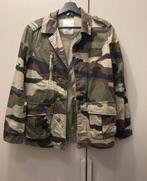 Denim legerjack Bershka maat XS, Zo goed als nieuw, Jasje, Maat 34 (XS) of kleiner, Groen