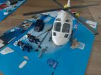 playmobil 6921 politie helikopter + werkend zoeklicht, Complete set, Ophalen of Verzenden, Zo goed als nieuw