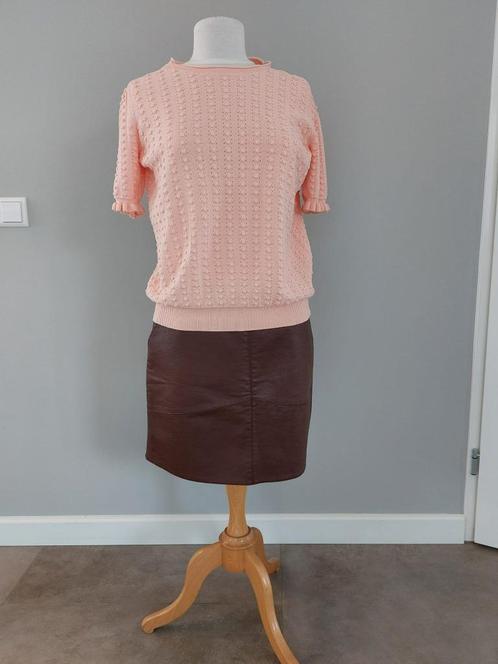 Nieuw: bruine PU leren rok Cotton club maat M / 38- 40, Kleding | Dames, Rokken, Nieuw, Maat 38/40 (M), Bruin, Boven de knie, Ophalen of Verzenden