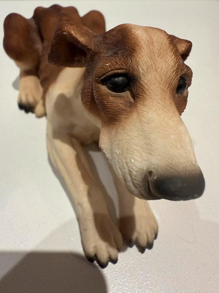 Hondenbeeldjes: Greyhound, Bobtail & Spaniël., Verzamelen, Dierenverzamelingen, Gebruikt, Beeldje of Figuurtje, Ophalen of Verzenden